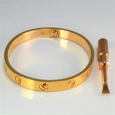 replica cartier love bracelet with screwdriver|replacement screw cartier love bracelet.